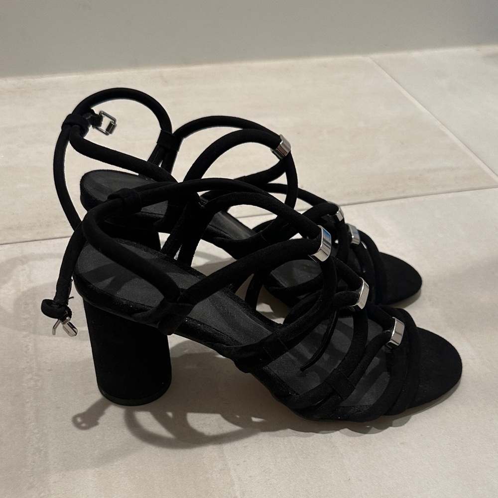 Rebecca minkoff Elegant Black Strappy Women's Heels
